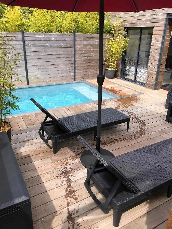 Tatil Evi Loft Privatise Avec Spa Xxl Et Piscine Chauffee Bruz